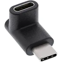 InLine USB 3.1 Adapter, Typ C Stecker an C Buchse, Oben/unten gewinkelt (Gen.2)