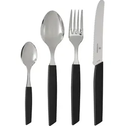 Victorinox Swiss Modern Besteck-Set 24 tlg. Schwarz