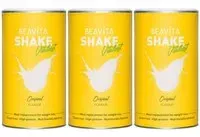 BEAVITA Shake minceur, Vanille Poudre 3x500 g