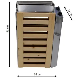ALTONE Saunaofen 3,6 kW + Zubehör