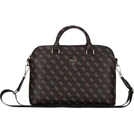 GUESS New 4G Zipper Pocket Triangle Logo 15" Schwarz