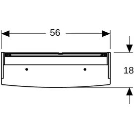 Geberit Option Basic 55 cm weiß