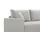 Sofa.de Eckcouch Webstoff 2-Sitzer Grau