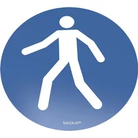 Fath Bodenschild Fußgängerweg benutzen 450mm