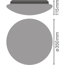 LEDVANCE LED-Wand-/Deckenleuchte 4000K, mit Sensor SFCIRC.350SEN18W4000