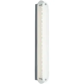 GLOBO Wandleuchte 9W 492Lm Chrom Glas teilsatiniert