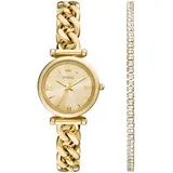 Fossil Uhren-Set Carlie Geschenkset - Gr. unisize - in Gold - für Damen