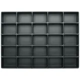 WeTec Aufbewahrungsbox Polystyrol 40 mm schwarz