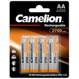 Camelion Rechargeable Mignon AA NiMH 2700mAh 4er-Pack (NH-AA2700BC4)