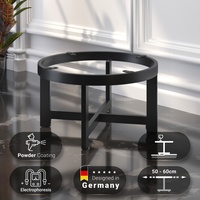 Bistro Lounge Tischgestell | B:H 48,5 x 30 cm | Schwarz | Tischgestell Schwarz, Gastro Tischgestell