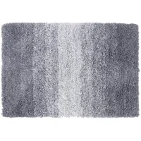 Casa pura Badteppich Wave Grau/Weiß 70 x 100 cm