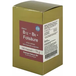 B12 + B6 + Folsäure ohne Lactose Kapseln