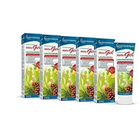 Klosterfrau Franzbranntwein Aktiv Gel Latschenkiefer | 5 x 150 g | belebt die Haut | unterstützt die Durchblutung | mit Campher und Latschenkiefer | entspannt & vitalisiert Gewebe durch ätherische Öle