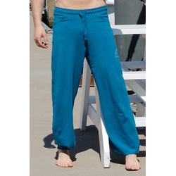 ESPARTO Yogahose Yoga- und Sporthose Sitaara unisex (mit Kordel im Bund) Bindegürtel / -kordel blau XXL