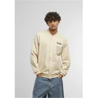 Mister Tee Los Angeles EMB Heavy Tonal College Jacket - Beige