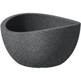 Scheurich Wave Globe Ø 40 x 21 cm schwarz granit