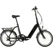 Allegro Andi 7 374 Kompakt-/Faltrad (Laufradgröße: 20 Zoll, Rahmenhöhe: 42 cm, Damen-Rad, Wh, schwarz