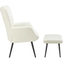 TECTAKE Sessel Hygge gepolstert, ergonomisch, Belastbarkeit 150 kg  1
