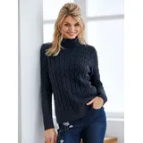 Heine Rollkragenpullover Blau 36