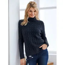 Heine Rollkragenpullover Blau 36