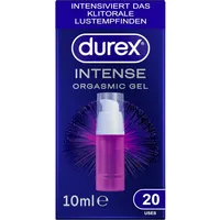 DUREX Intense Orgasmic Gel – Stimulierendes Gel für gesteigerte klitorale Empfindsamkeit – Wärmende, kühlende und prickelnde Effekte – 10 ml (1 x 10 ml)