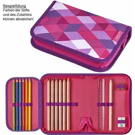 Herlitz Motion Plus 4-tlg. pink cubes mit Turnbeutel