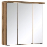 Held Held-Möbel Spiegelschrank Bologna Holzoptik Braun Eiche 60 cm