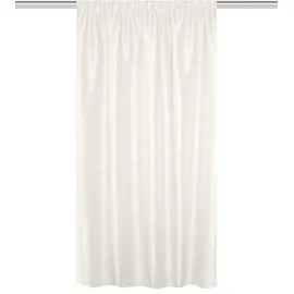 HOMEbasics THERMOVORHANG MIT KOMBIBAND, Polyester, WOLLWEISS, 145 X 135 cm 085960-0910 145 X 135