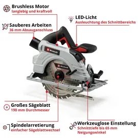 Einhell TE-CS 18/190 Li BL - Solo ohne Akku