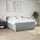 vidaXL Boxspringbett 180 x 200 cm Hellgrau