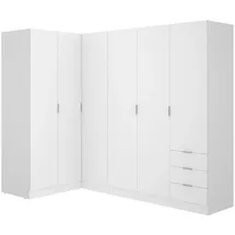 vente-unique Eckschrank LISTOWEL 213 x 184 x 132 cm Weiß