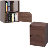 Iris Ohyama MDB-2D Aktenregal 0 x 0 x 0 cm Braun