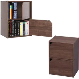 Iris Ohyama MDB-2D Aktenregal 0 x 0 x 0 cm Braun