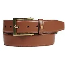 Aigner Herren Gürtel braun Glattleder, braun, NOS