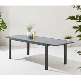 Calvi Garten-Essgruppe 8-tlg. Grau