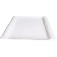 Teller Servierteller Platte Flachteller Porzellan Weiß Pizzateller