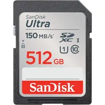 SanDisk Ultra UHS-I U1 Class10 Speicherkarte 512 GB 150 MB/s