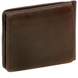 LEAS Dollar- & Money Clip Geldscheinklammer Portemonnaie braun