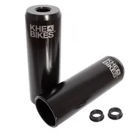KHE BMX Pegs PRO CNC ERWACHSENE schwarz 10MM/14MM KHEBIKES
