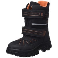 Richter Kinderschuhe Davos Schneestiefel, Black/orange, 28 EU