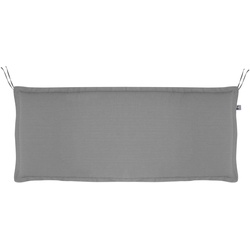 Bank-Auflage Unica 110 x 45 cm Stoff Silber