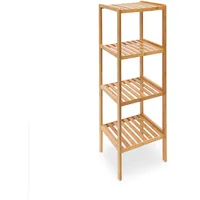 Relaxdays Beistellregal braun 34,0 x 33,0 x 110,0 cm, 1 St.