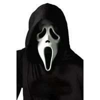 Original Ghost Face Scream Maske mit Kapuze Geist Halloween Horror Film Scary Movie