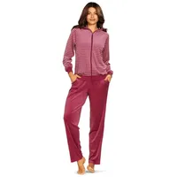 comtessa Hausanzug Cosy Winter (Set, 2 tlg., 2-teilig) Damen Damen Hausanzug Nicki 2-teilig Homewear Nikki Loungeanzug lila 40