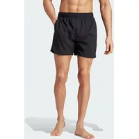 adidas Solid CLX Short-Length Badeshorts Black / Lucid Lemon S