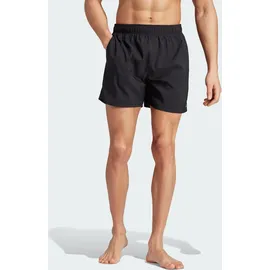 adidas Solid CLX Short-Length Badeshorts Black / Lucid Lemon S