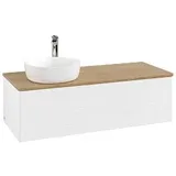 Villeroy & Boch Antao Waschtischunterschrank 1200x360x500mm L33151MT mit Beleuchtung mit Struktur FK/AP: MT/1