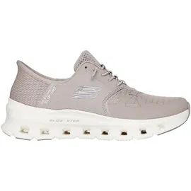 SKECHERS Glide-Step Pro Taupe Mesh / Silver Trim 36