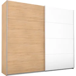 rauch Schwebetürenschrank »Quadra Kleiderschrank BESTSELLER Schrank Gaderobe«, mit Möglichkeit zur individuellen Frontgestaltung, leichtgängige Türen rauch struktureichefarben hell/weiß