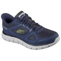 Skechers TRACK Slip-On Sneaker Freizeitschuh, Schnürschuh mit Memory Foam blau 40 EU